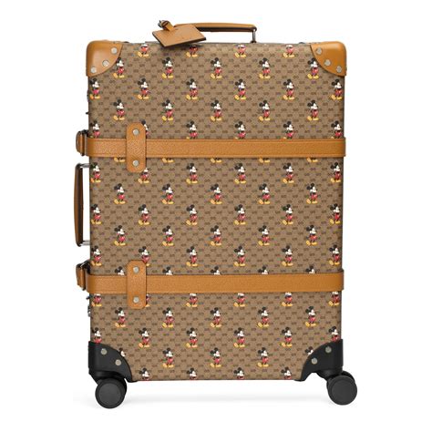 gucci mickey mouse luggage.